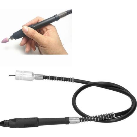 Tige flexible perceuse 3.2mm, extension mandrin 1,1m, accessoire outil électrique, pour perçage d'angle et espace réduit (1/5)