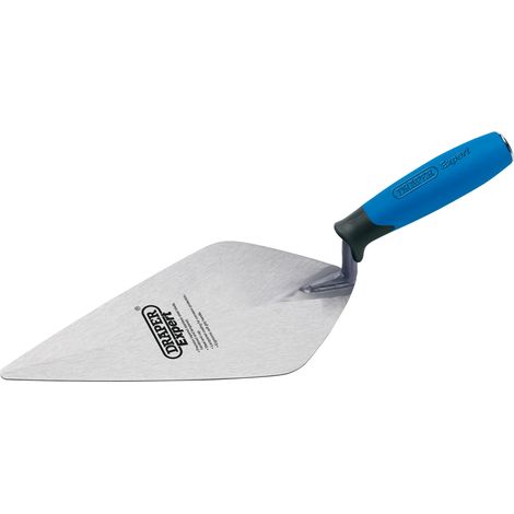 Draper Expert 81211 Soft Grip London Pattern Brick Trowel, 275mm (11-inch) with Comfortable S/Grip Handle (1/5)