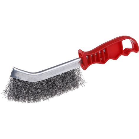 Brosse à main WESTBERG, acier ondulé, 260 mm, manche en plastique 22035.01
