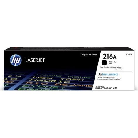TONER HP 216 (W2410A) noir - cartouche authentique pour imprimantes HP Color LaserJet Pro MFP M182/ M183
