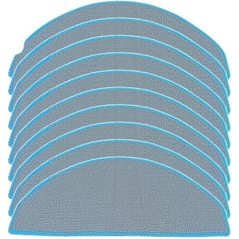 4/10 Chiffons de rechange pour Roomba 105 Combo et série Essential - Tampons de nettoyage en microfibre pour aspirateur robot et serpillère, lavables et réutilisables (10) (1/5)