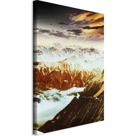 Peinture - Montagnes de Cuivre (1 partie) verticale (1/5)