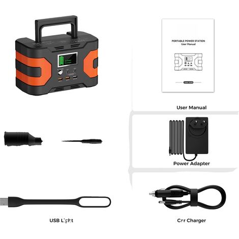 Station Solaire, Sortie 200W, Charge Rapide QC3.0, EA200 (1/2)