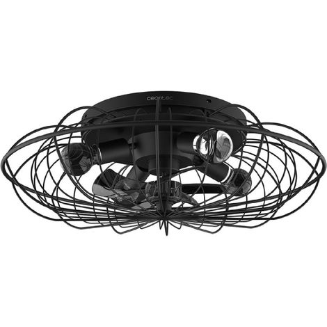 Ventilatori da soffitto EnergySilence LampAero 650 Iron Design Cecotec (1/4)
