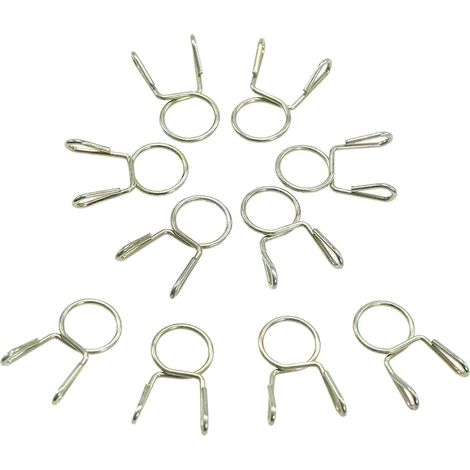 10x Federklemmen für 7-mm-Kraftstoffschläuche für Motorrad, ATV, Roller (1/5)
