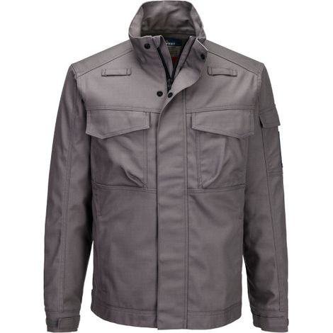 Chaqueta de Protección Ignífuga Industrial Bizflame PORTWEST FR750 M Gris (1/2)