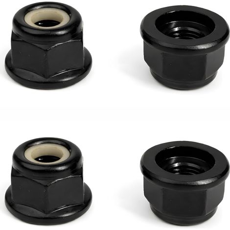 tuercas para cuchillas de desbrozadora M10 x 1.0 para FS55 FS66 FS74 FS76 FS80 FS86 FS86 FS87 FS88 FS90 FS100 FS110 FS120 FS130 FS250, tuerca de cabeza invertida para desbrozadora (M10x1, 4 unidades)
