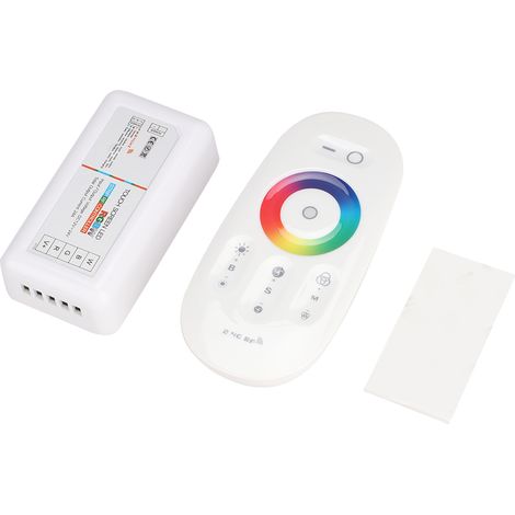 Régulateur LED RVBW 2.4G sans fil tactile RF variateur télécommande pour bandeau LED RVBW DC 12-24V (1/5)