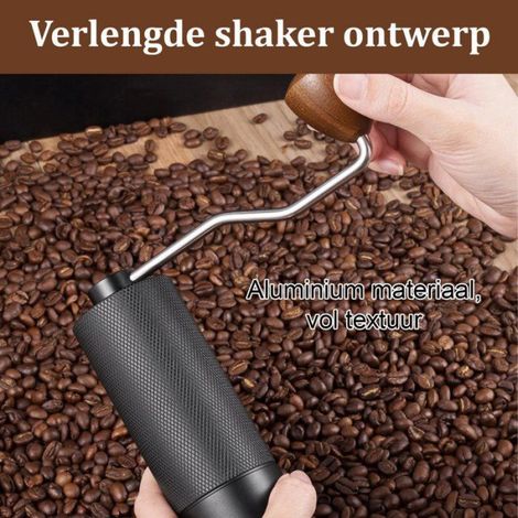 Moulin À Café Manuel - Meules En Céramique Réglables - Pour Espresso Et Café Filtre - 600 G (1/5)