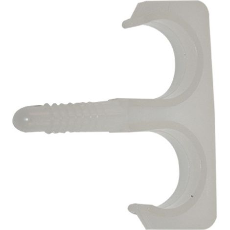 Pontet CLIPS Double Pour Câble De 16 Nylon-1 pièce
