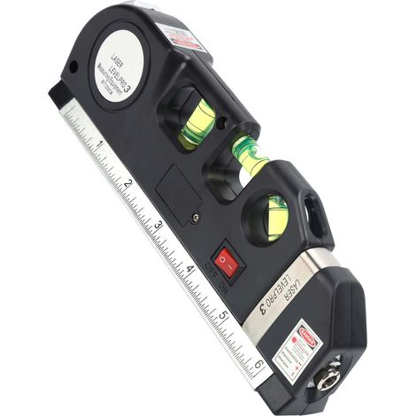 Niveau laser, règle multifonction, mètre ruban (1/5)