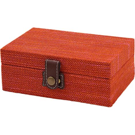 Caja de almacenamiento eficiente de color sólido, estuche de almacenamiento - S