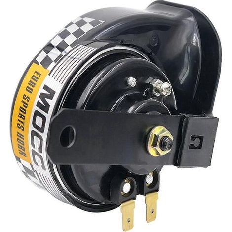 Klaxon pneumatique 12 V pour moto, puissant, 130 dB, 510 Hz, pour véhicules (1/5)