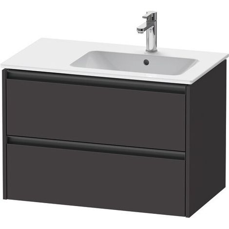 DURAVIT K25268080800000 WTU colonne murale K2, 2 tiroirs