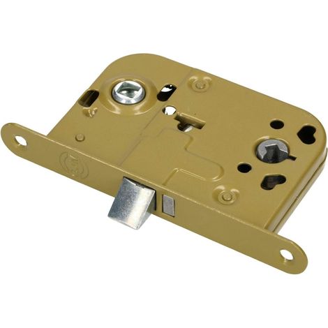 KOTARBAU Serrure de porte universelle en acier revêtu par pulvérisation pour porte de chambre à gauche et à droite 72 / 45 mm
