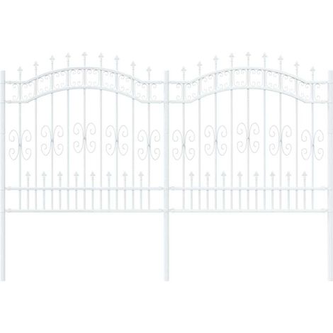 Clôture de jardin Kampen Blanc 240 x 166 cm (1/5)