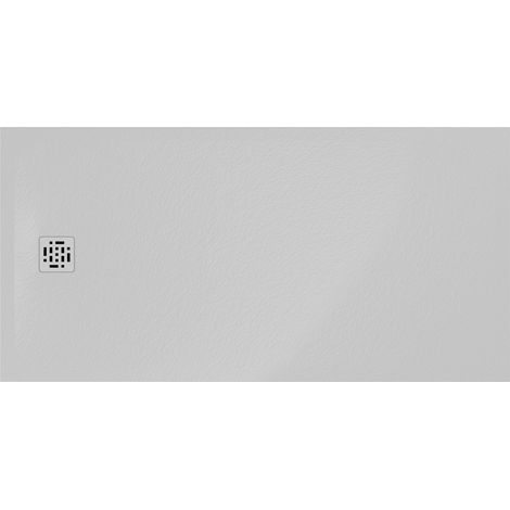 Piatto doccia bianco 90x180 cm Globo serie Docciapietra DP18090501  Bianco - Mineralsolid (1/4)