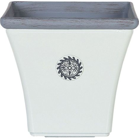 Plant Pot ELATEIA 37 cm White