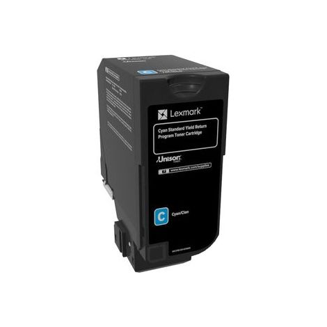 Lexmark 74C2SC0 cartuccia toner 1 pz Originale Ciano (1/5)
