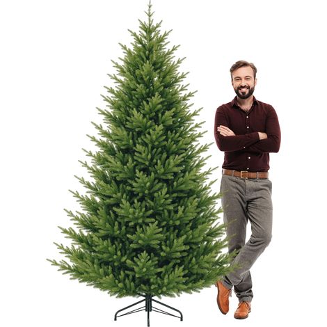 Rockefeller - Árbol de Navidad con efecto realista en PE y PVC Ø183x240H, 3384 puntas (1/5)