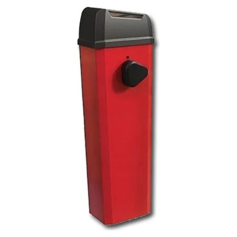 Automatische Barriere 24V Rot Ral 3020 FAAC B614 104614 (1/3)