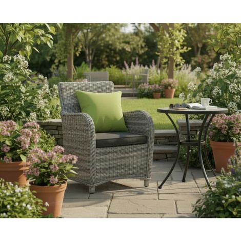 Garden Scatter Cushion - L45 x W45 cm - Lime Green