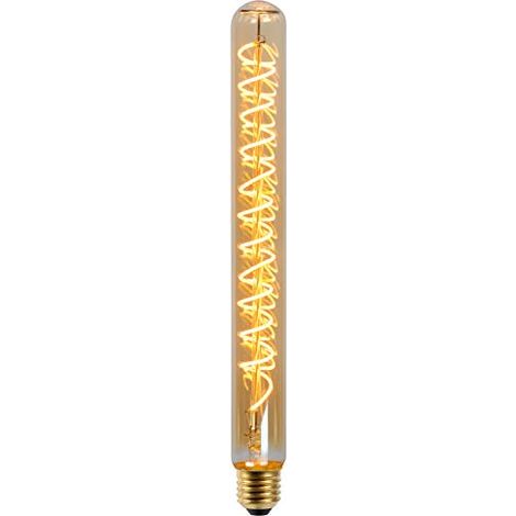 Lampadina LED vintage dimmerabile tubolare ambra E27 4,9W (1/4)