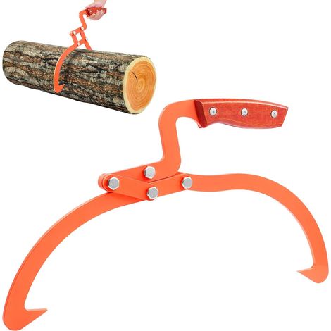 Holzgreifer mit rutschfestem Griff zum Heben und Transportieren von Holz, Forstgeräte (1/5)