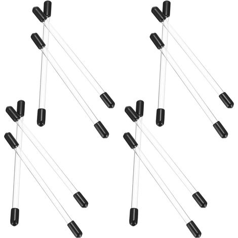 12-teiliges Set Acryl-Parfümröhrchen, transparenter Behälter Leicht nachfüllbar, handliche Größe, 12er-Set für Parfümstäbchen (1/5)