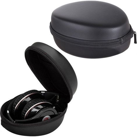 Étui de protection en EVA pour casque pliable, résistant aux chocs et rayures, avec poche filet intégrée (1/5)
