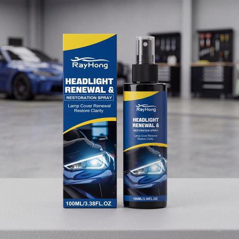 Scheinwerfer-Pflegespray, Polieren und Erneuern, Reparatur und Aufbereitung von Scheinwerferkratzern – 100 ml -- DTEKGAZ (1/5)