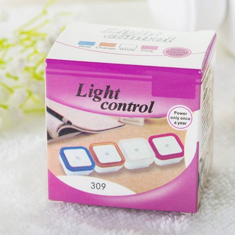 Veilleuse LED intelligente avec contrôle de la lumière, lampe de chevet/éclairage de couloir pour chambre à coucher, 110-220 V, blanc, prise UE (1/5)