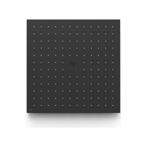 Pommeau de douche encastré au plafondAvec 2 types de jet Noir mat - TRES 13495102NM