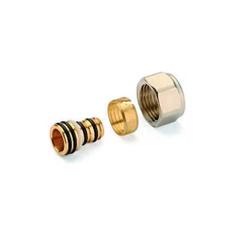 DADO NICHELATO OGIVA E INSERTO PER TUBO MULTISTRATO 6200- 1/2x16 2.0- GF- pezzi 1 (1/2)
