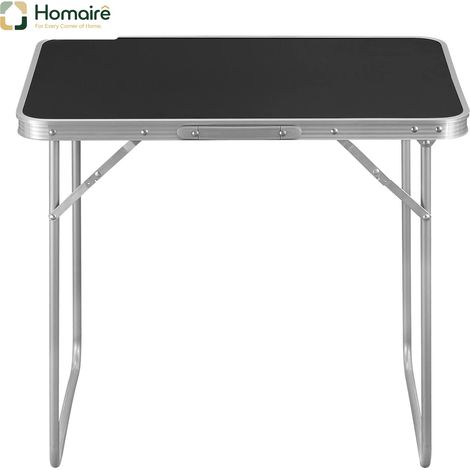 Schwarzer Gartentisch aus Holz 70 x 50 x 60 cm HOMAIRE (1/5)