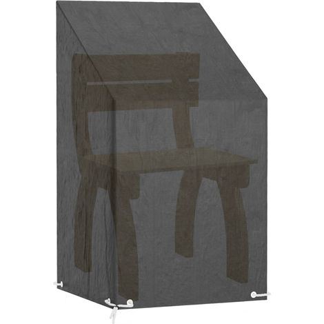 Maison Exclusive - Copri Sedia da Giardino 8 Occhielli 65x65x80/120 cm Polietilene