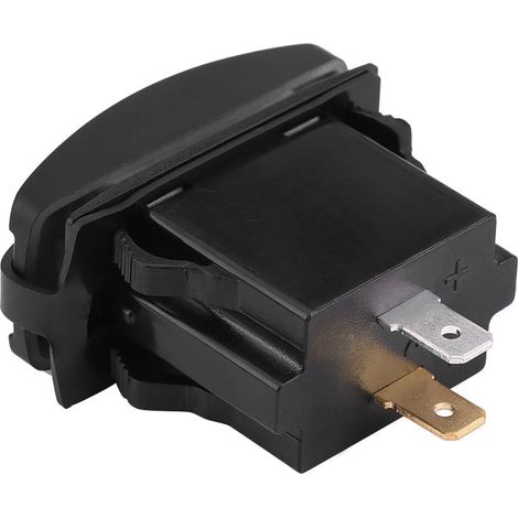 Preis-Adapter für Zigarettenanzünder, 12–24 V, 3,1 A, Doppelanschlüsse, USB, blaues LED-Ladegerät, Auto (1/5)