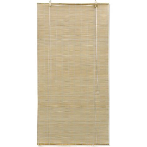 INLIFE Store à rouleau Bambou naturel 120 x 160 cm (1/5)
