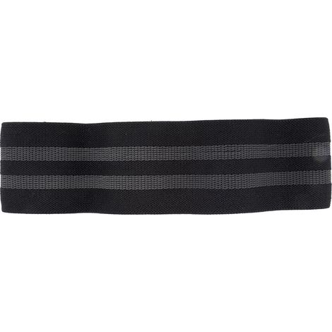 Ceinture élastique de fitness pour yoga et musculation, anneau de résistance extensible noir (1/5)