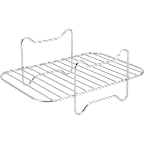 Ortviai Grille en acier inoxydable 304 pour friteuse et four – 20 x 13 x 7,5 cm – multifonctionnelle et lavable au lave-vaisselle (1/4)
