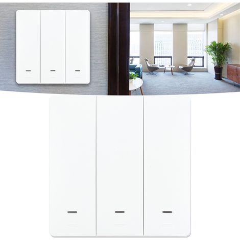 Interrupteur à bascule intelligent WiFi 100230V avec télécommande WiFi intelligente (1/5)