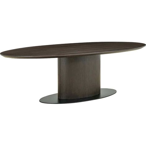 Table à manger Gordon élégance bois foncé - Marron foncé (1/4)