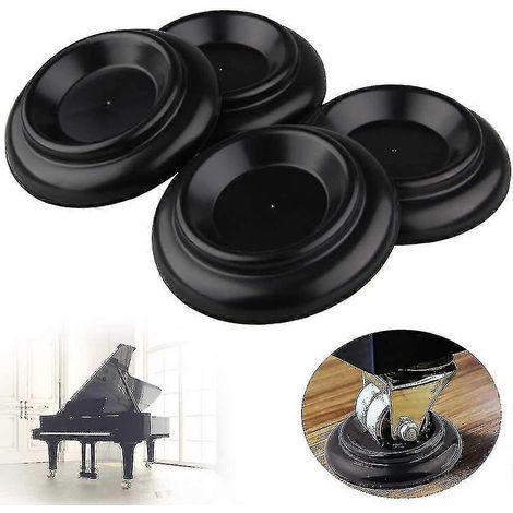 coupelles amovibles pour roulettes de piano, ensemble de protections rondes pour pieds de piano (1/5)