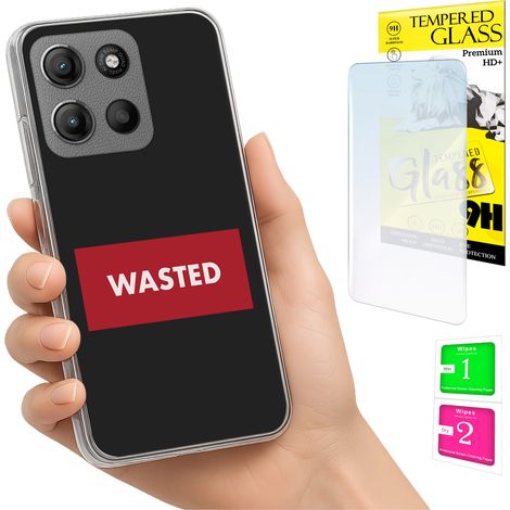 Funda para Motorola Moto G15 / G15 Power, carcasa trasera + cristal (1/5)