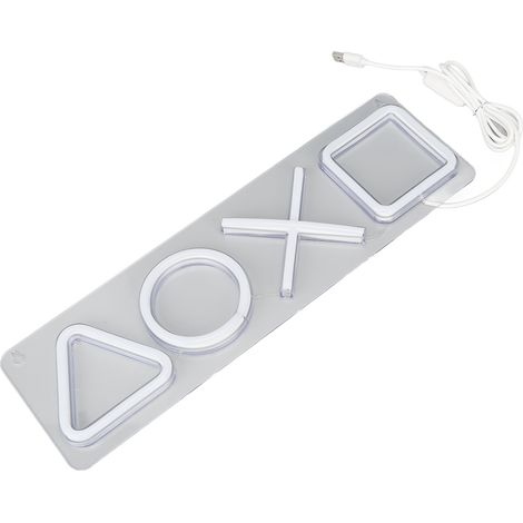 Enseigne lumineuse LED néon en forme de jeu - Décoration murale pour salle de jeux ou chambre - Décoration murale gaming (1/5)