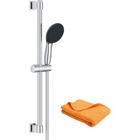 Pommeau de douche GROHE Quickfix Vitalio Start 110 2 jets avec barre + microfibre