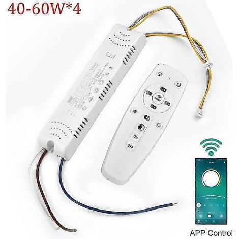 Alimentation LED intelligente 2,4 GHz avec télécommande et variation d'intensité (4 x 4) (1/4)