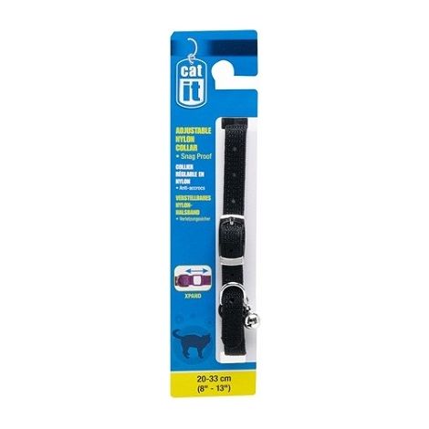Fibbia d'argento con colletto Catit, elМЩstic, nero