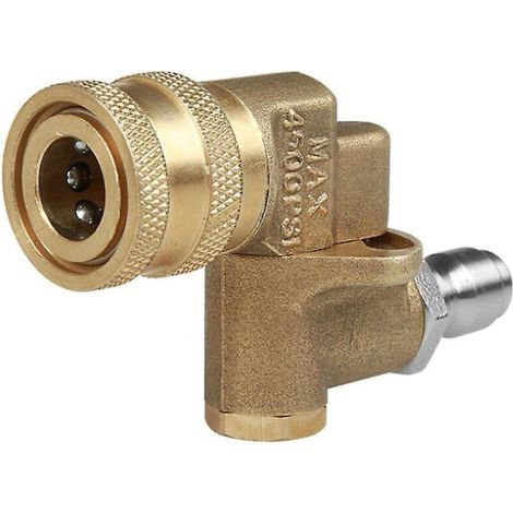 1/4-Zoll-Drehkupplung für Hochdruckreiniger mit Schnellkupplungen und Adaptern, Reinigungswerkzeug zum Verbinden von Drehkupplungen (1/4)