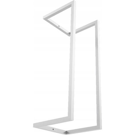 Portasciugamani da bagno a parete, in acciaio inox, stile loft (1/4)